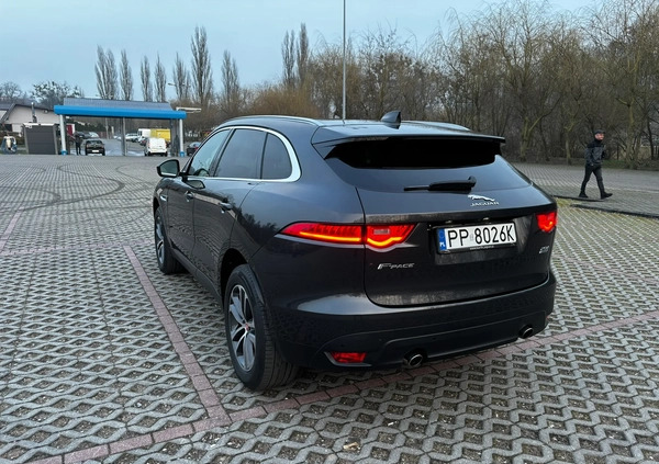 Jaguar F-Pace cena 125500 przebieg: 81000, rok produkcji 2017 z Jawor małe 562